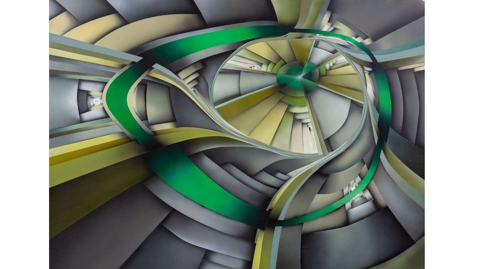 "Dimensión", obra ganadora del LIV Concurso Internacional de Pintura Rafael Zabaleta.