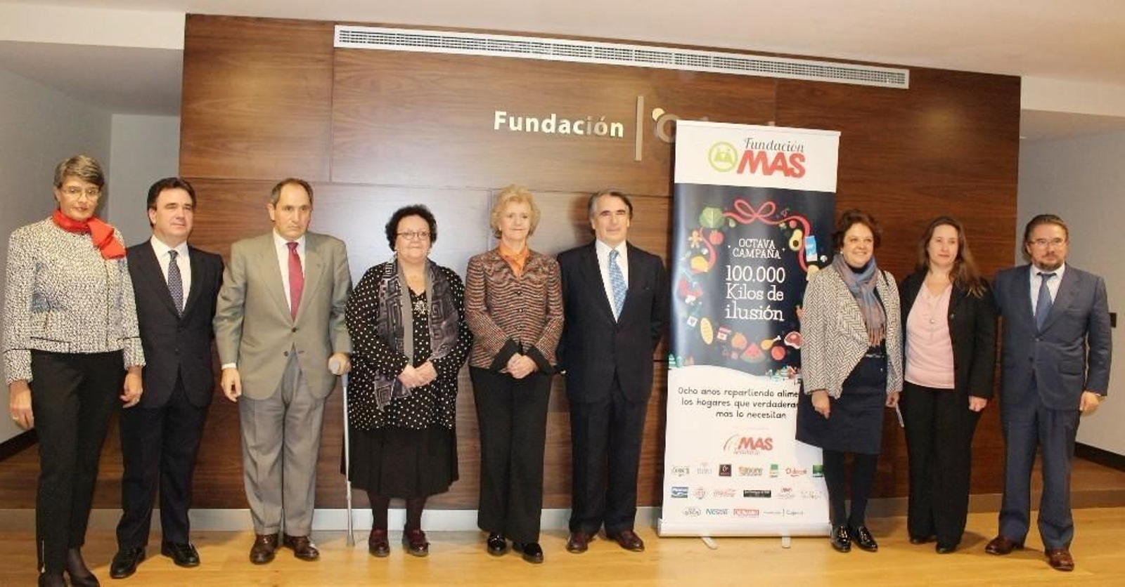 Presentación del evento solidario de Fundación MAS, en Cajasol.