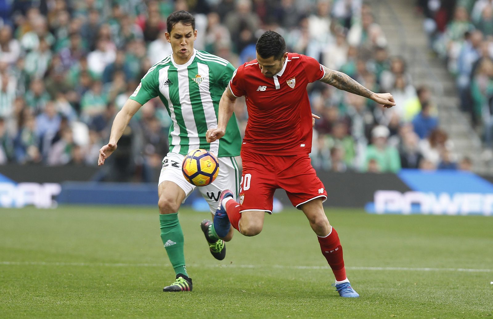 El Betis-Sevilla, en imágenes