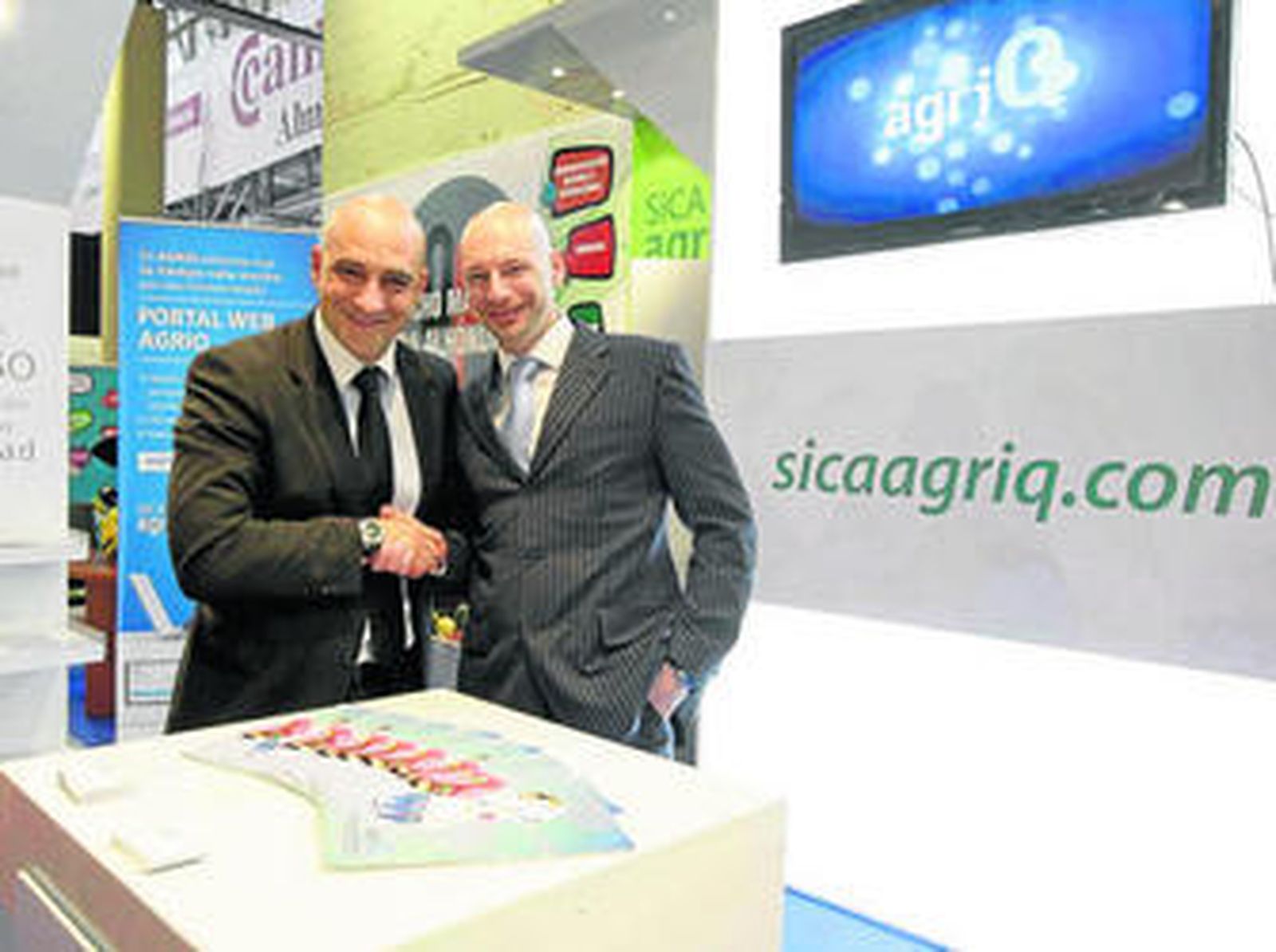 Ricardo García y Antonio Belmonte, directores generales de Agrupaejido y Sica AgriQ, respectivamente.