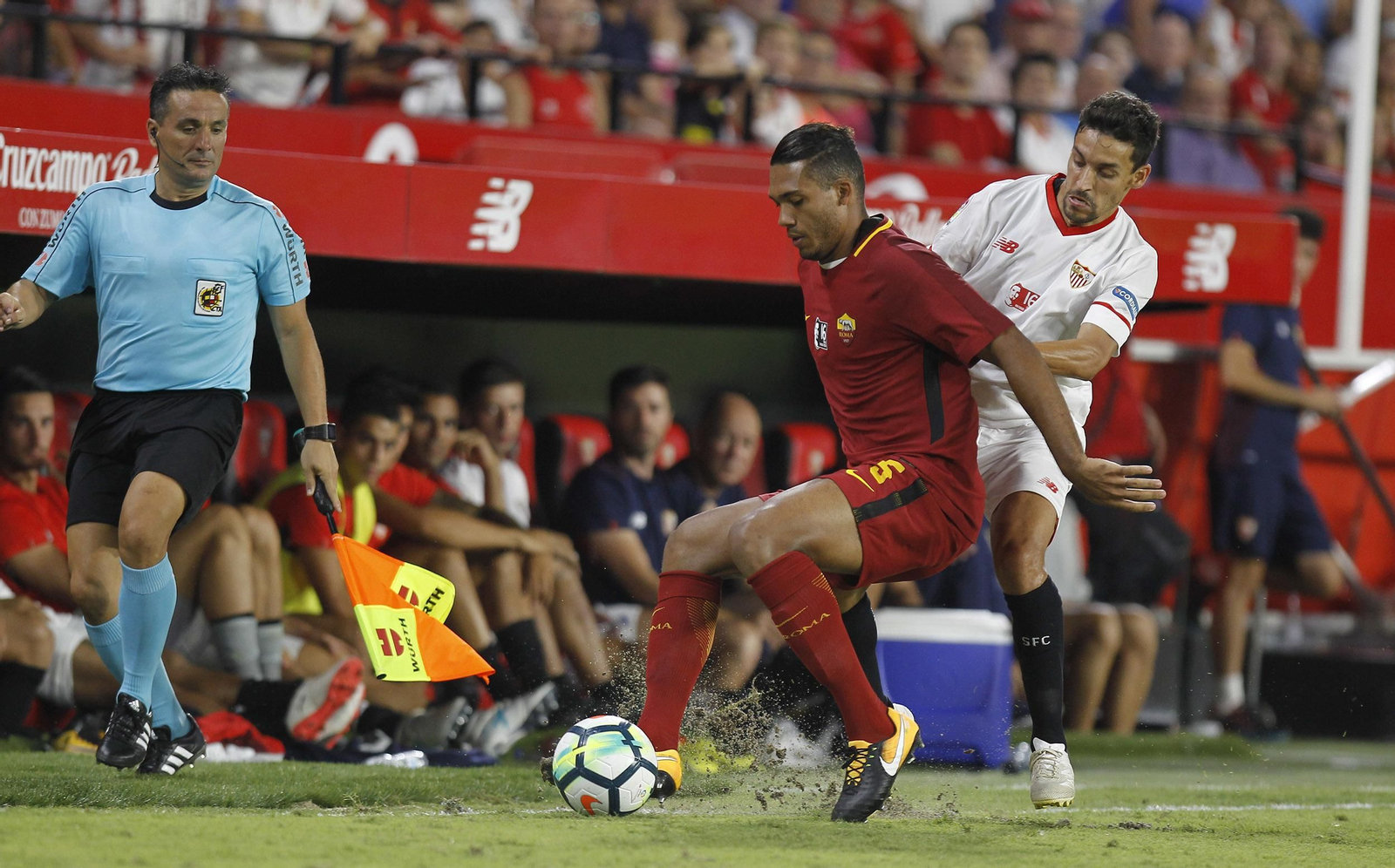 Las imágenes del Sevilla-Roma del IX Trofeo Antonio Puerta