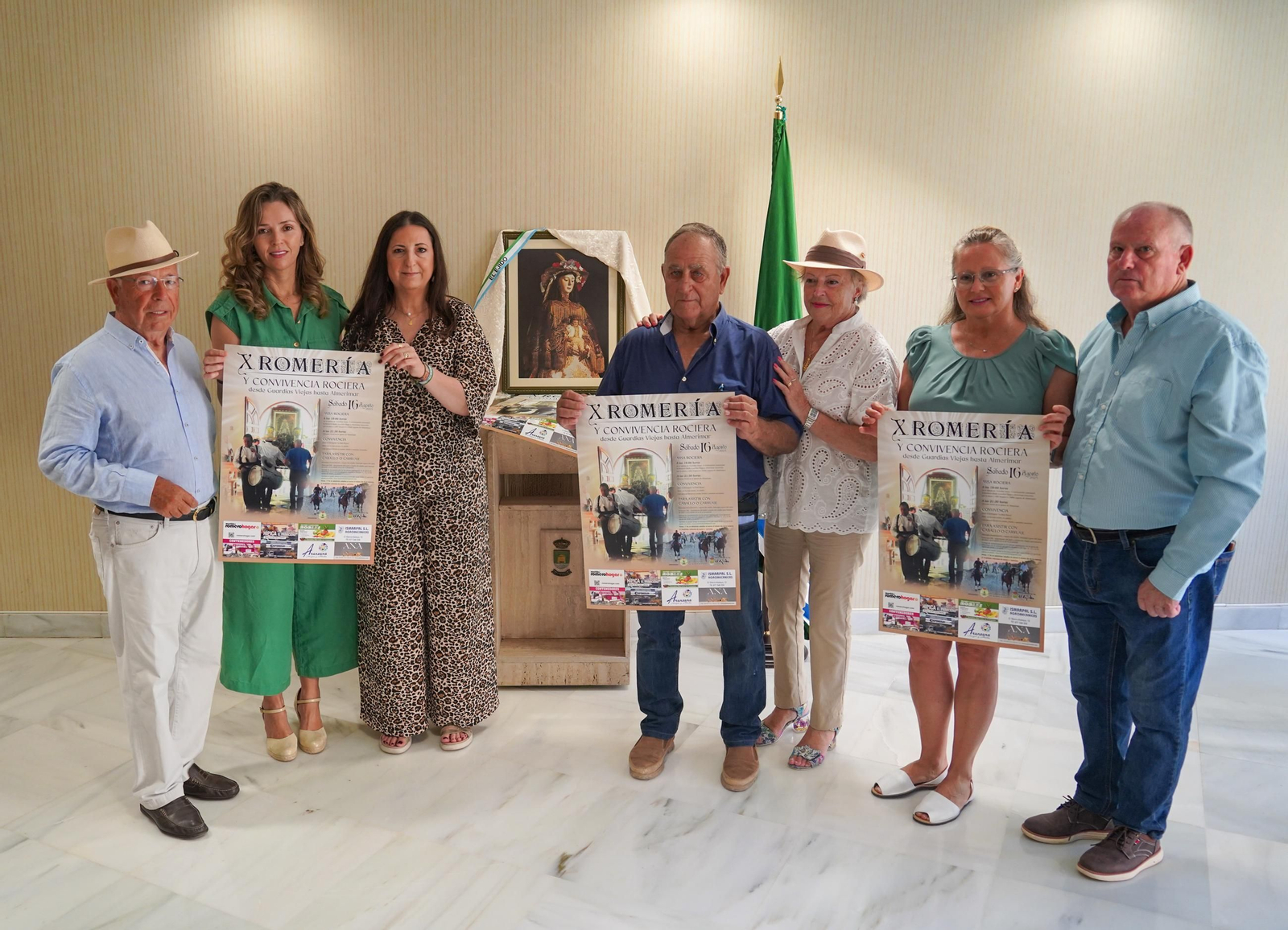 Presentación de la romería de la Virgen del Rocío.