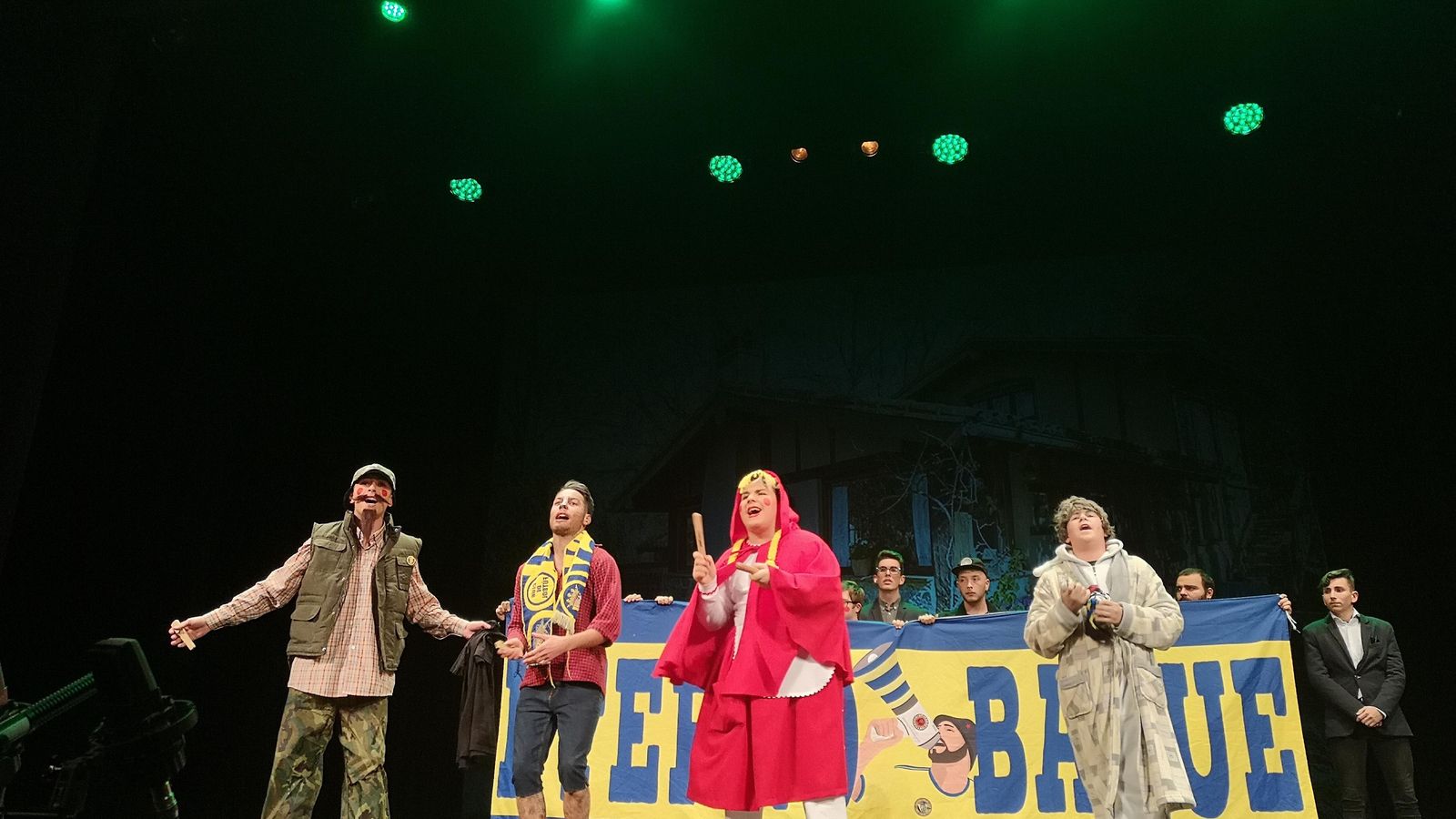 El cuarteto 'Los que te cuentan el cuento' en el COAC 2019.