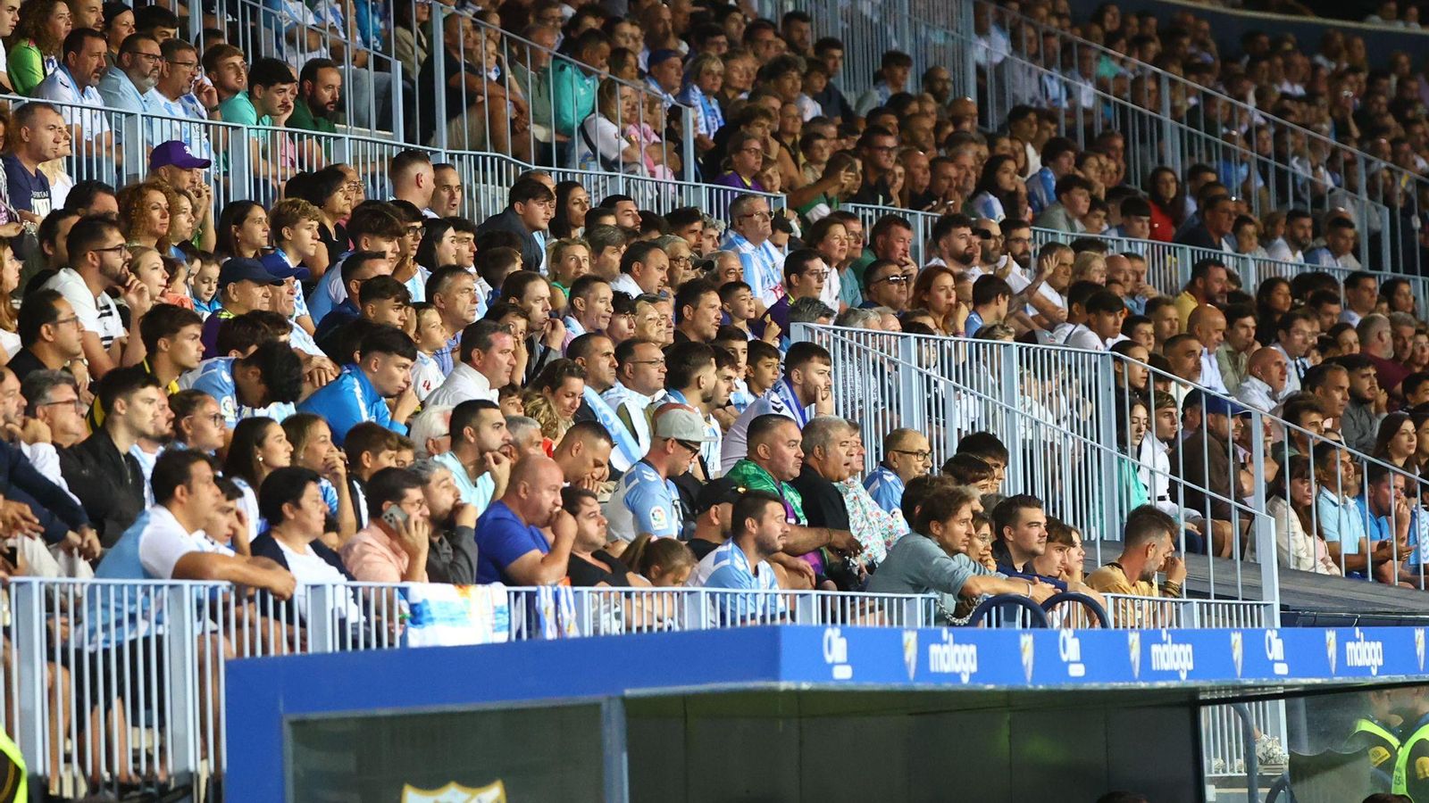 El Málaga CF - Elche, en fotos