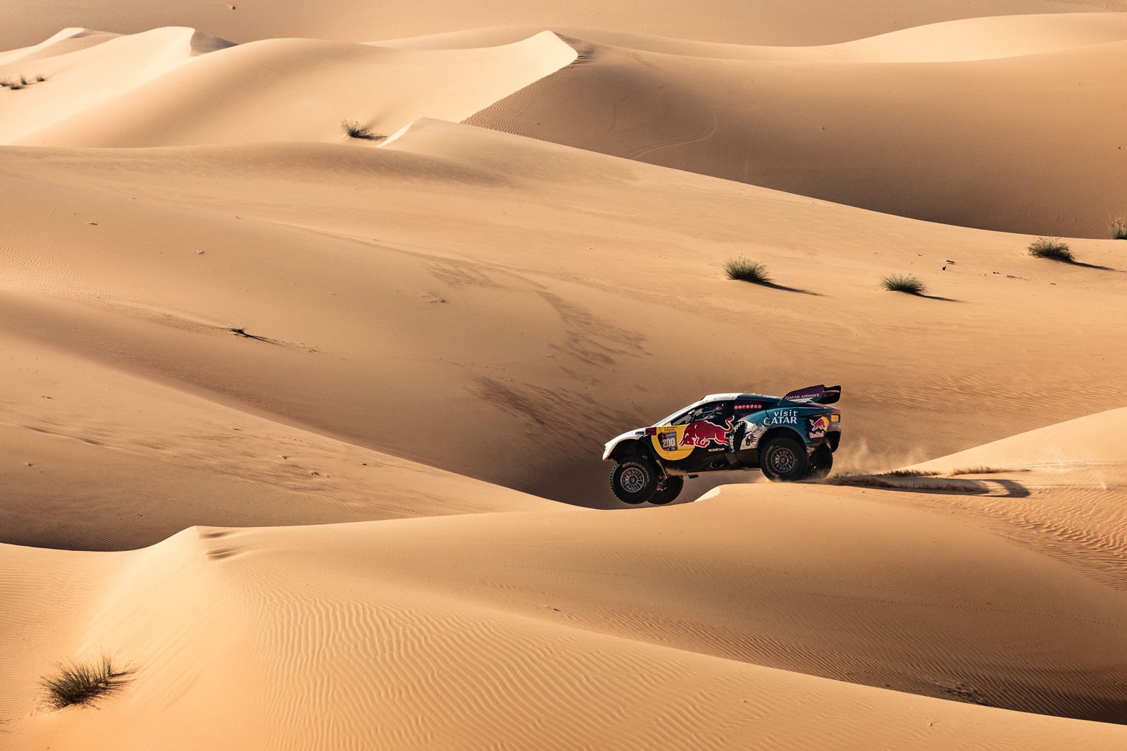 Las mejores fotos del Dakar por las dunas