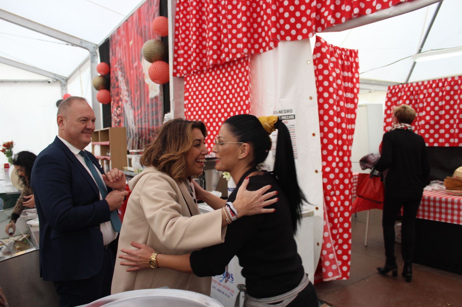 Susana Díaz visita la Feria de Cuevas del Almanzora