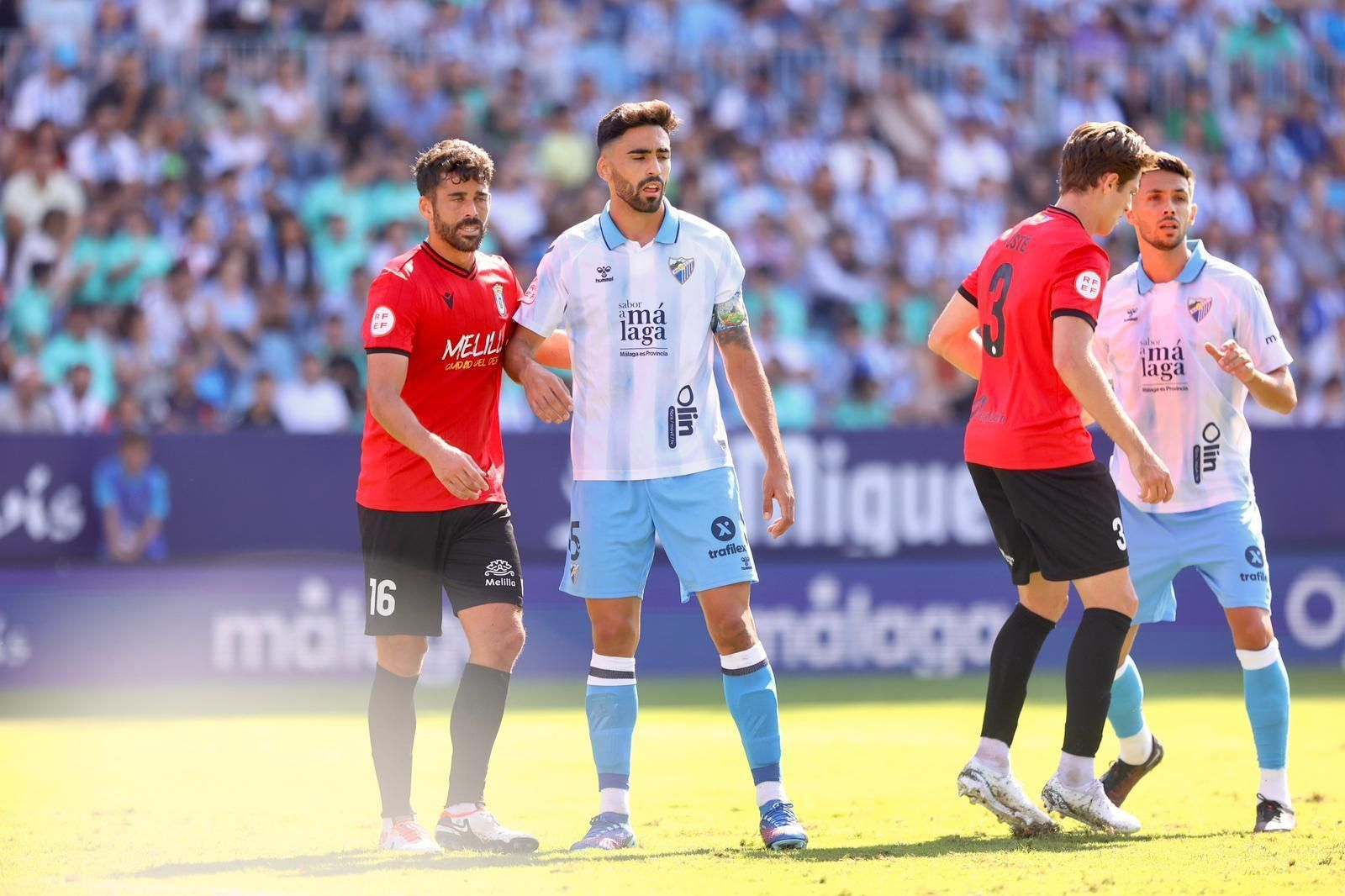 El Málaga CF-Melilla, en fotos