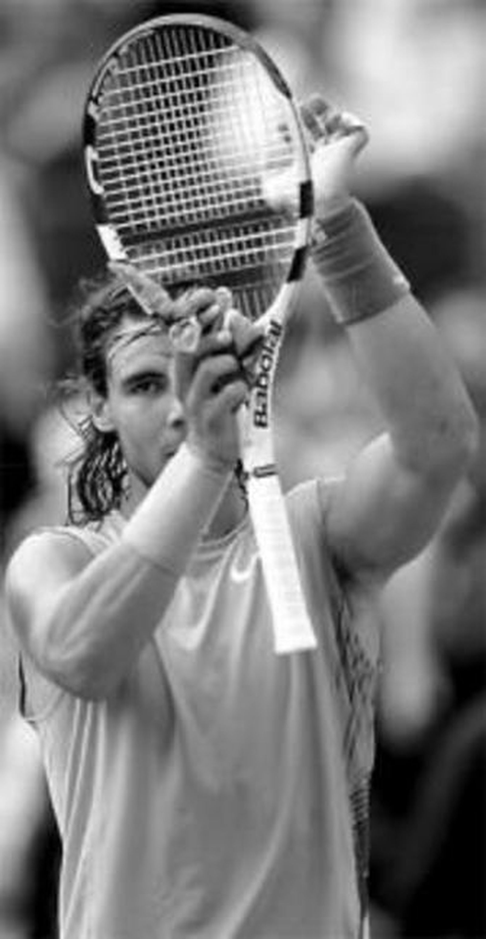 Nadal celebra su triunfo de ayer.