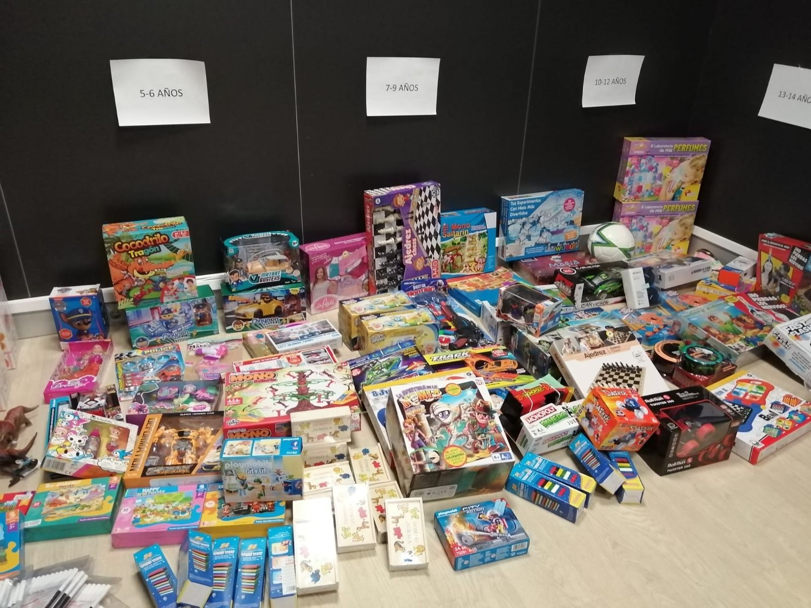 Los juguetes se entregarán a niños en riesgo de exclusión social