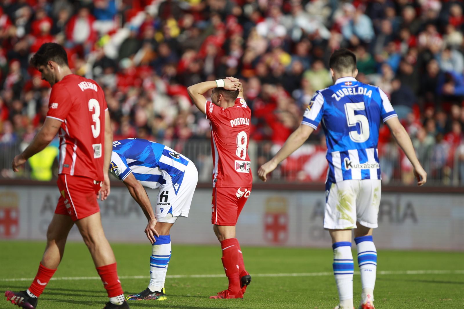 Imágenes del partido U.D. Almería-Real Sociedad