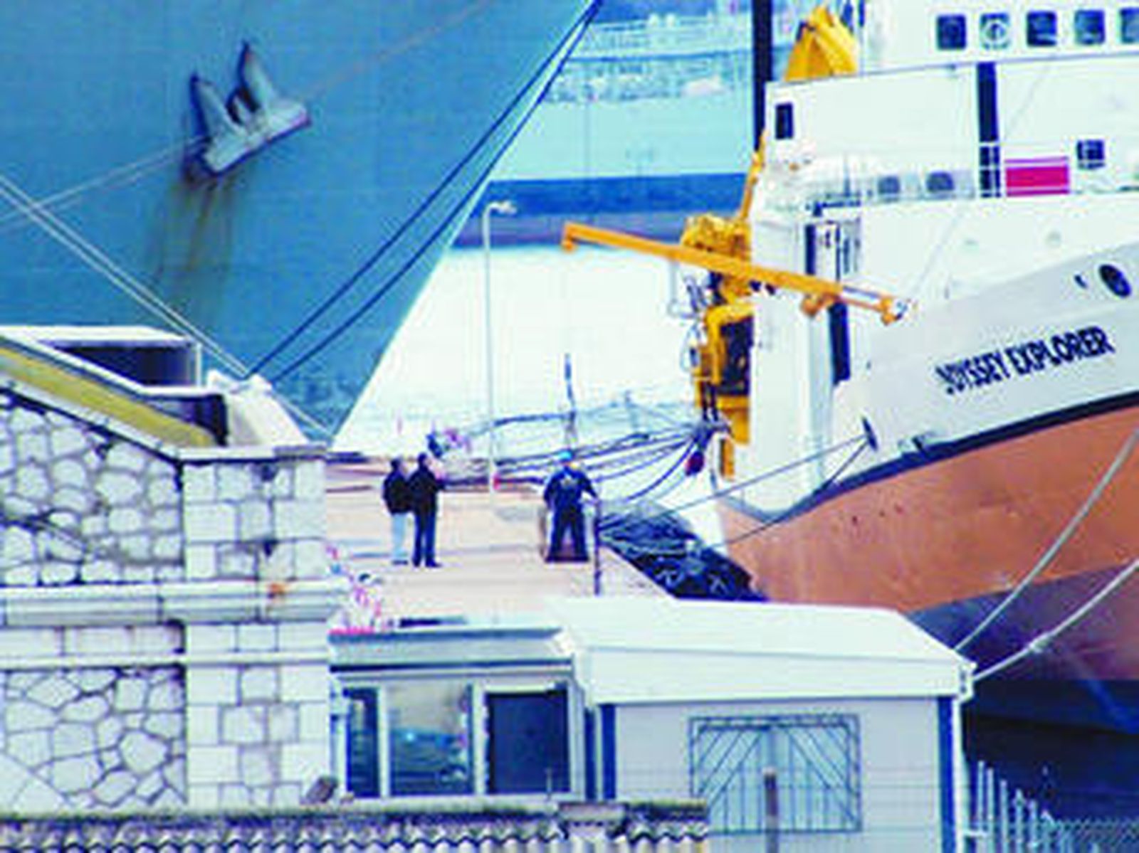 El barco 'Odyssey Explorer', de la empresa cazatesoros 'Odyssey Marine'.