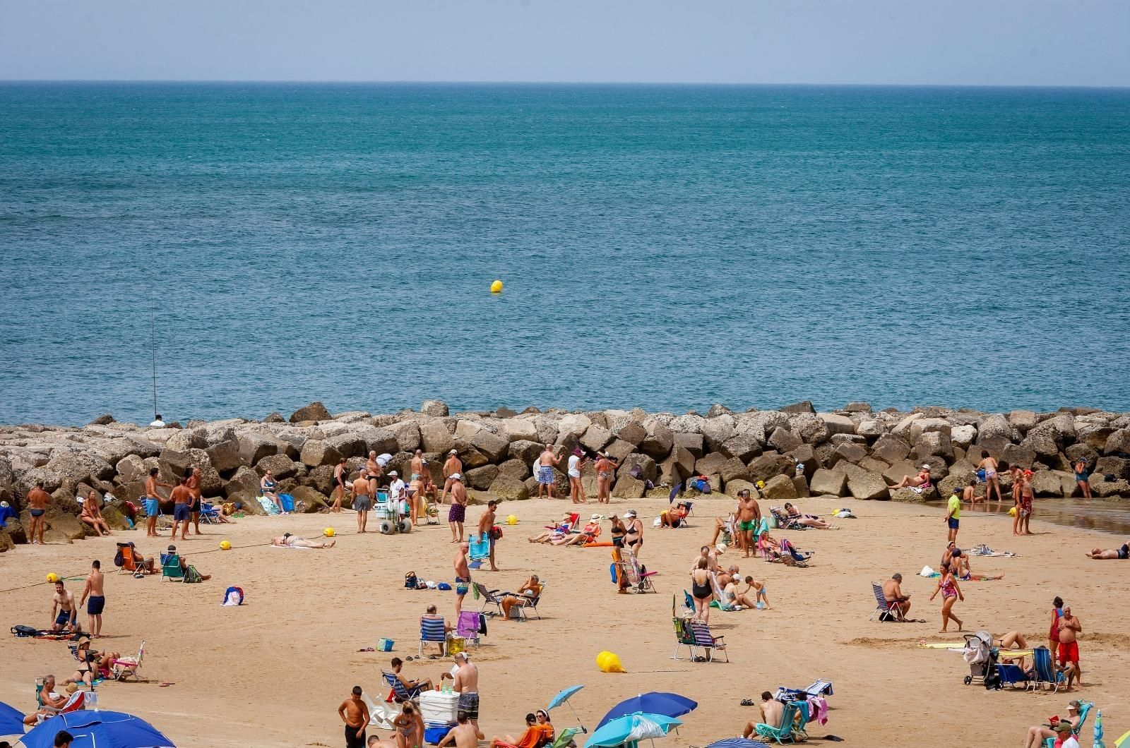 La playa de Santa María de la Mar en Cádiz.