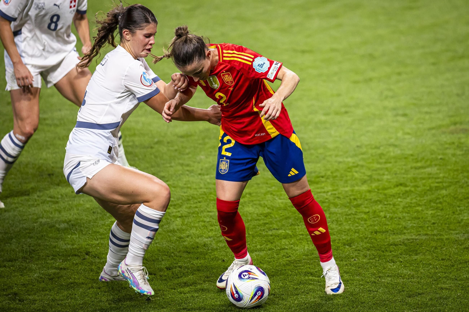 Las mejores fotos del España-Suiza en la Eurocopa femenina