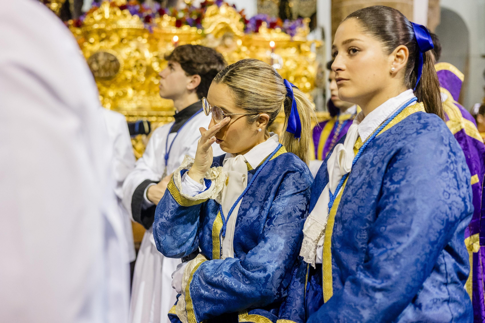 Las imágenes de la cofradía de Las Aguas este Miércoles Santo en la Semana Santa de Cádiz de 2024