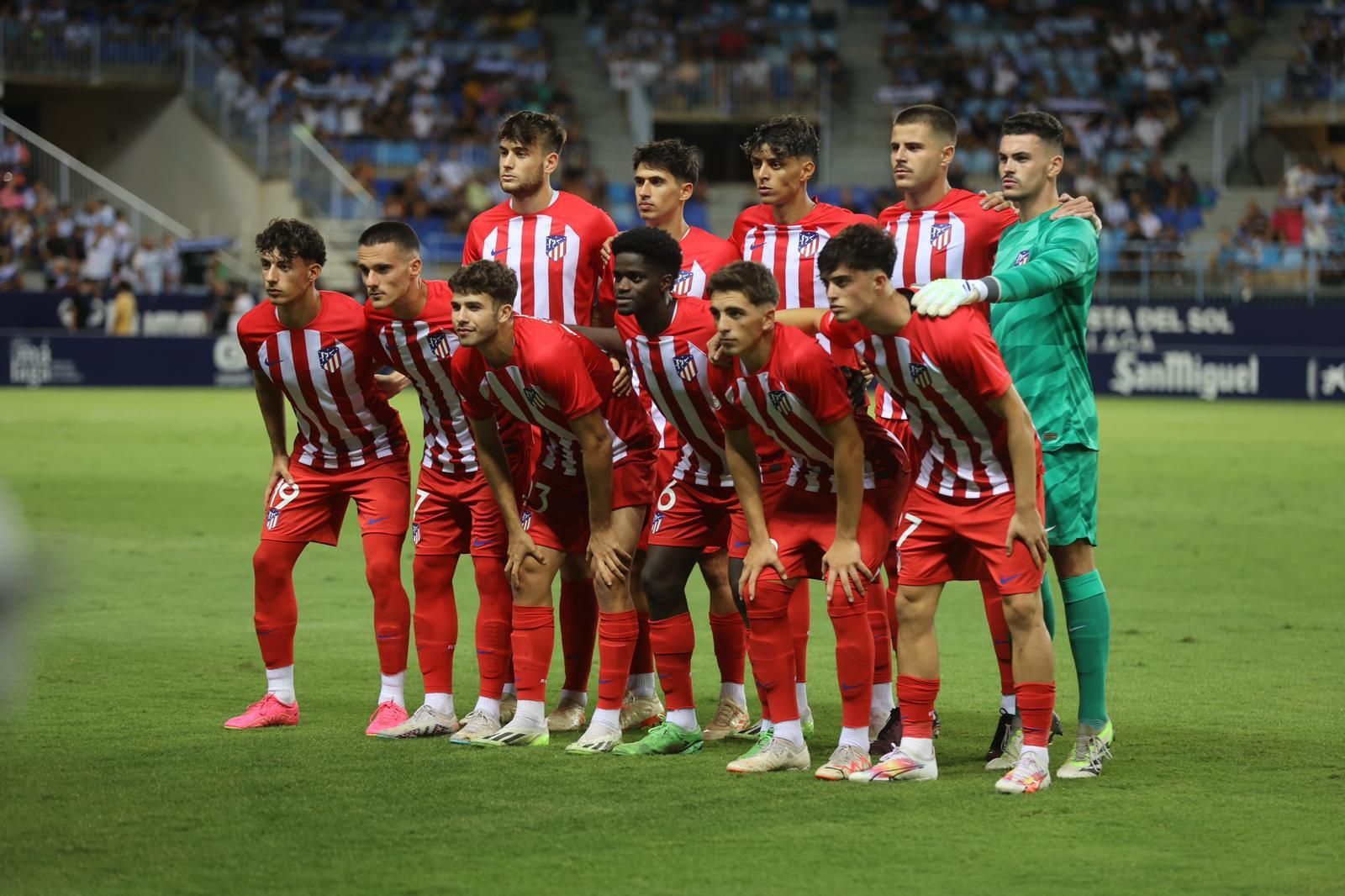 El Málaga CF-Atlético de Madrid B, en fotos