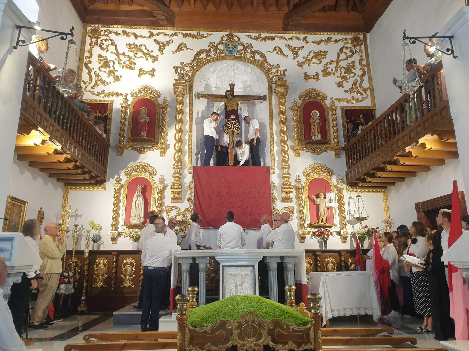 La procesión del Cristo del Bosque de Bacares, en imágenes