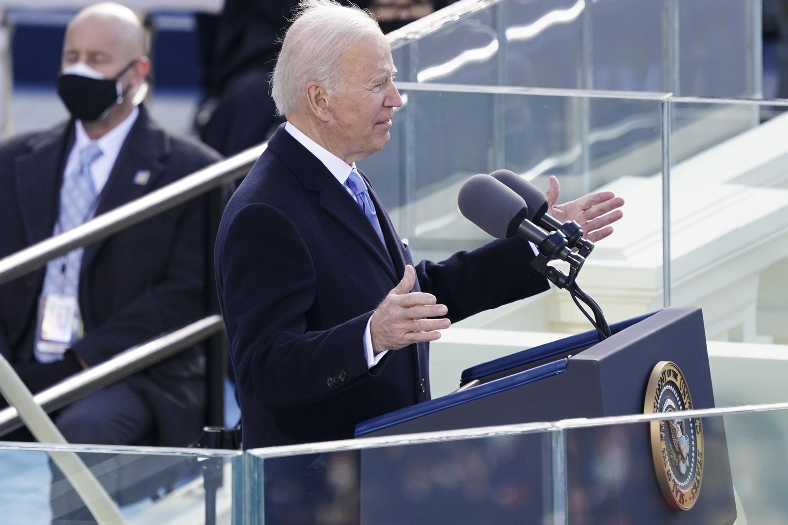 Las imágenes de la toma de posesión de Joe Biden como presidente de EEUU