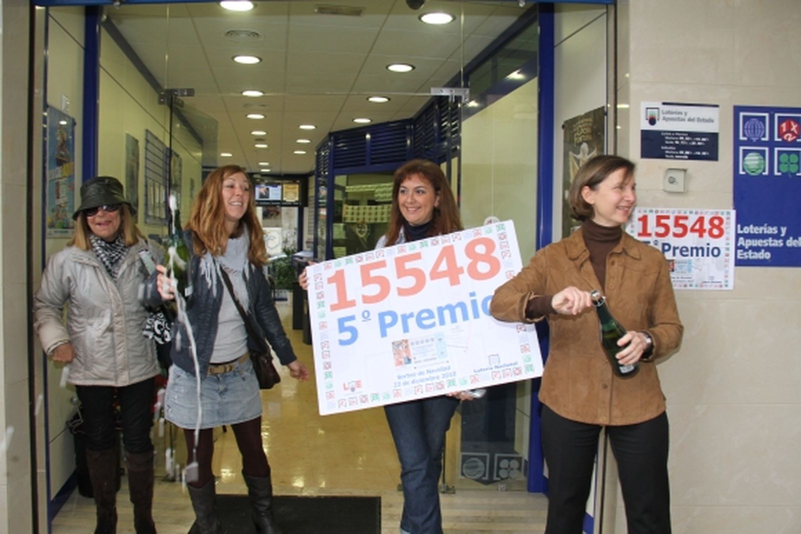 Un quinto premio, el 15.548, deja en Málaga dos millones de euros