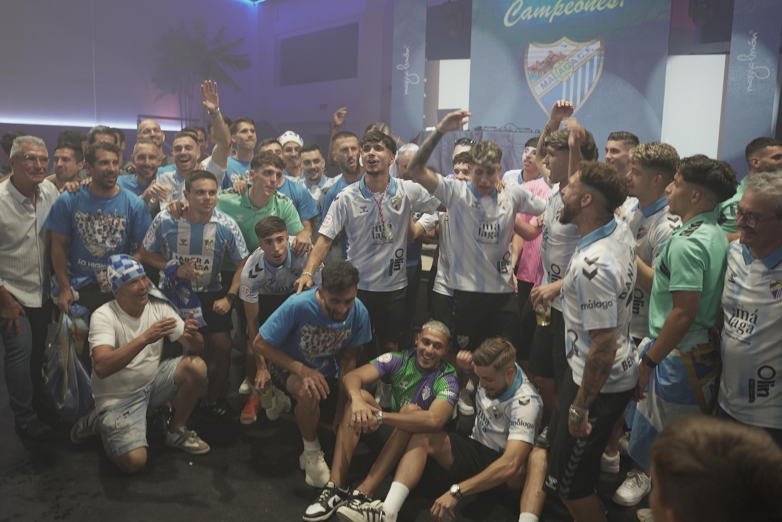 Así fue la fiesta privada del Málaga CF por el ascenso Así fue la fiesta privada del Málaga CF por el ascenso