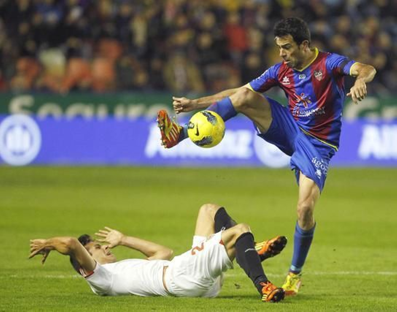 Del Moral en el suelo.

Foto: AFP