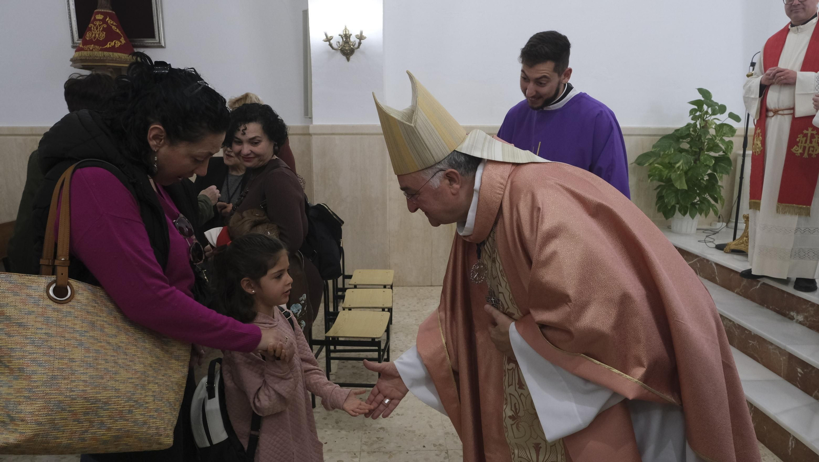 Imágenes de la bendición de la Borriquita de El Alquián, por el Obispo de Almería