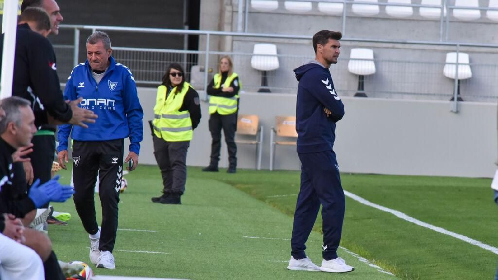 Víctor Cea, ex del UCAM, en el Ciudad de La Línea