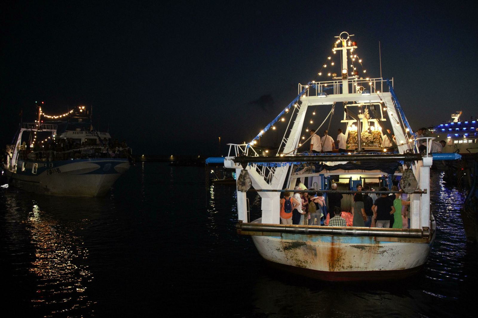 Las imágenes de la procesión de la Virgen del Carmen