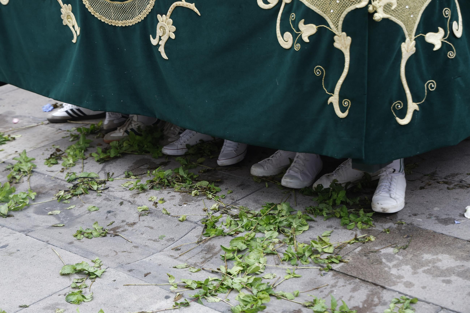 Las fotos de la peregrinación extraordinaria de la Esperanza de Algeciras a la iglesia de la Palma