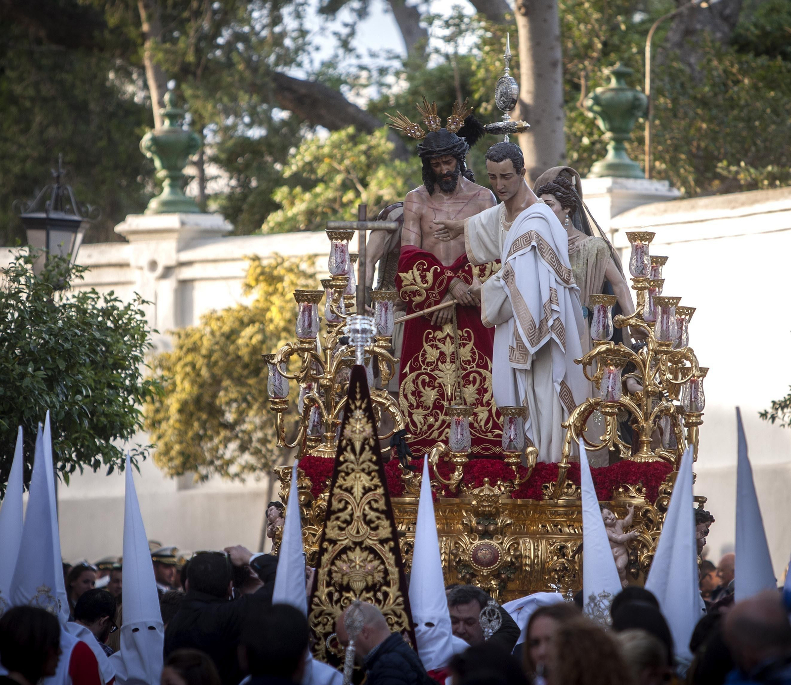 El misterio del Ecce Homo, en la tarde del pasado Lunes Santo.