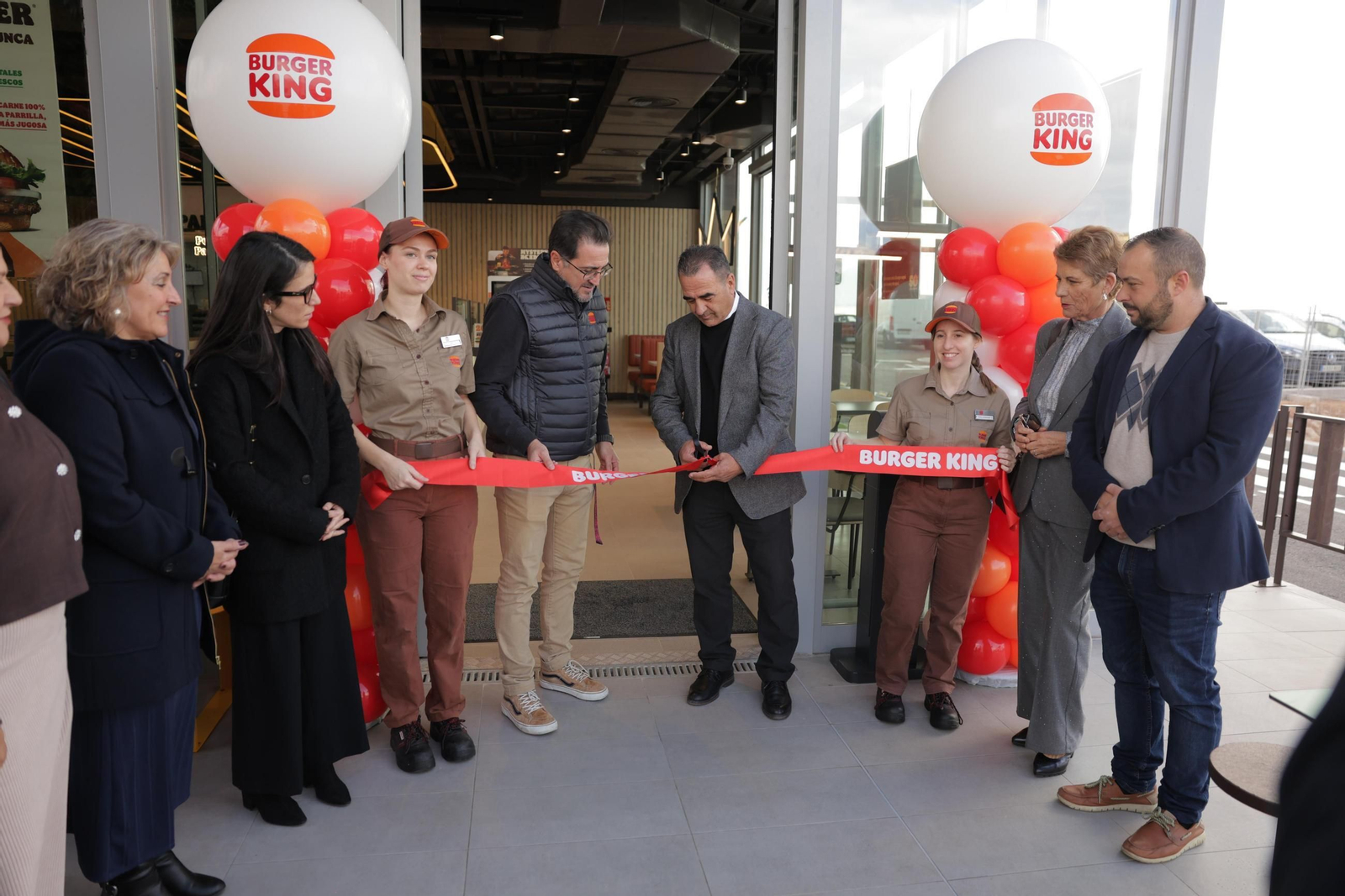 Apertura del Burger King de La Mojonera.
