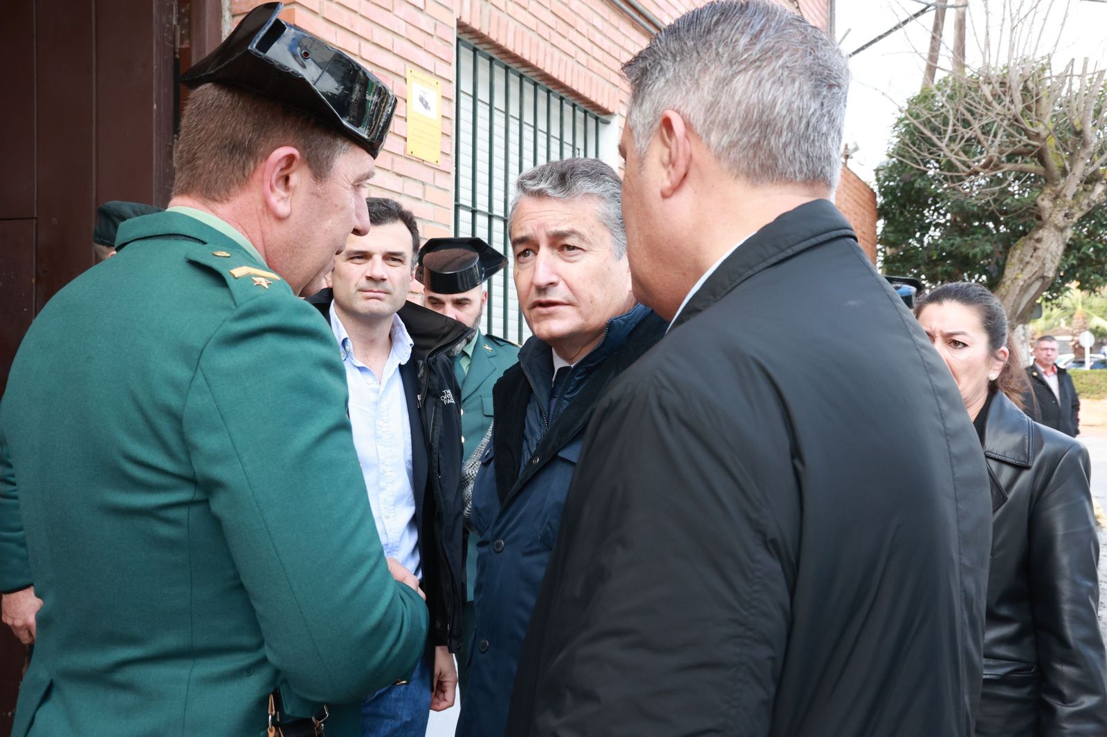 Antonio Sanz durante su visita a Barbate el pasado fin de semana.