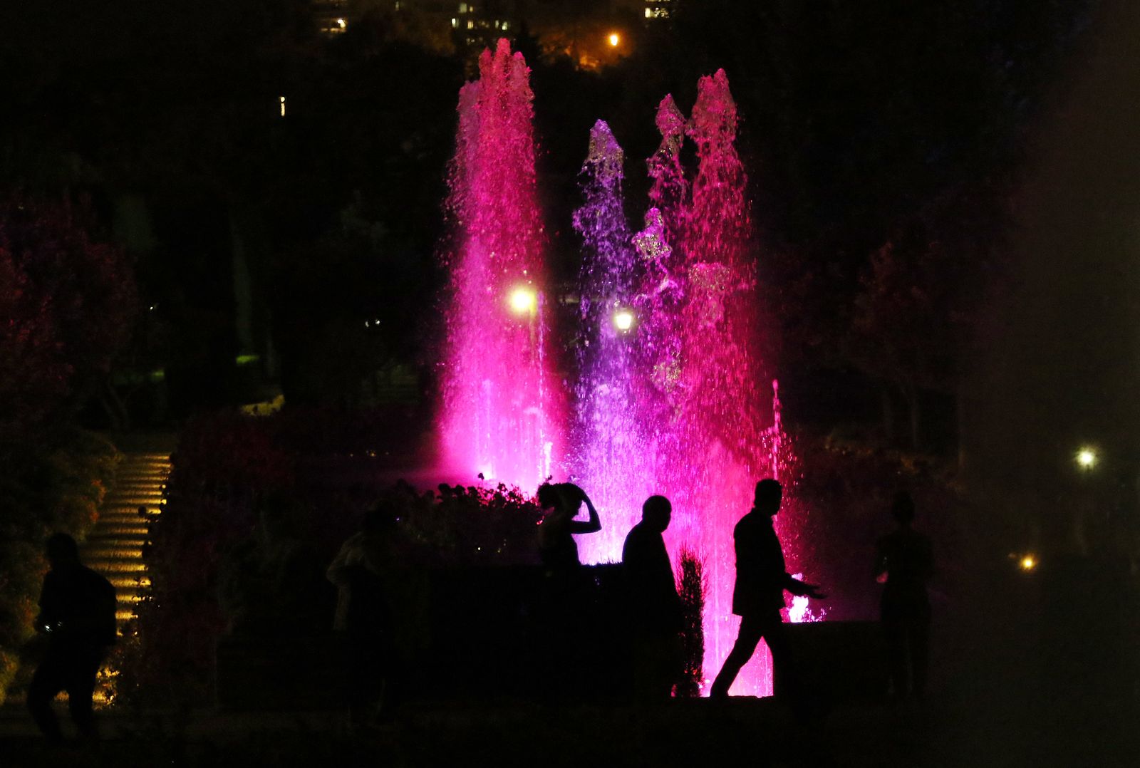 Espectáculo de luz y sonido en el Alcázar de los Reyes Cristianos.