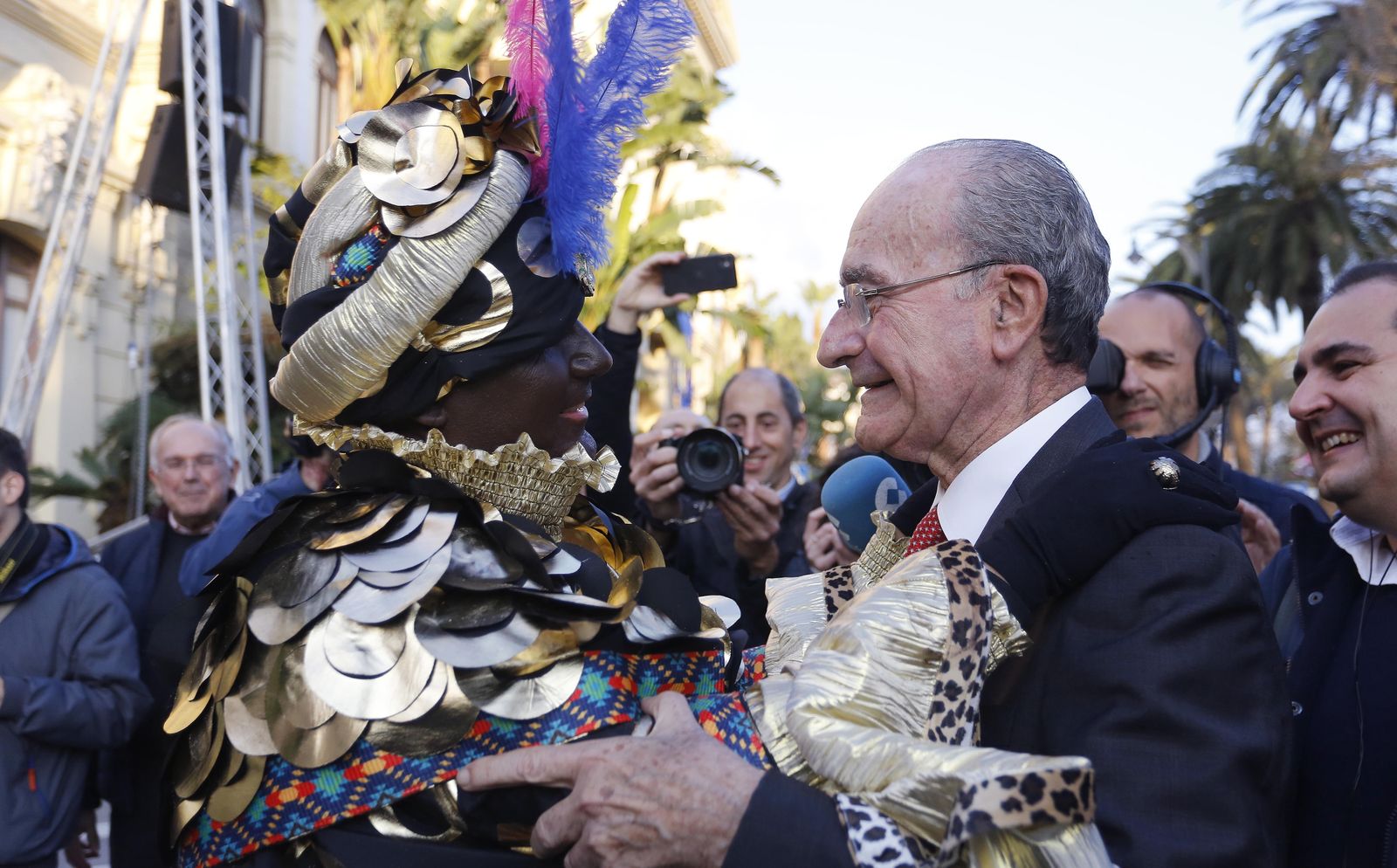Fotos de la Cabalgata de Reyes Magos en Málaga 2020