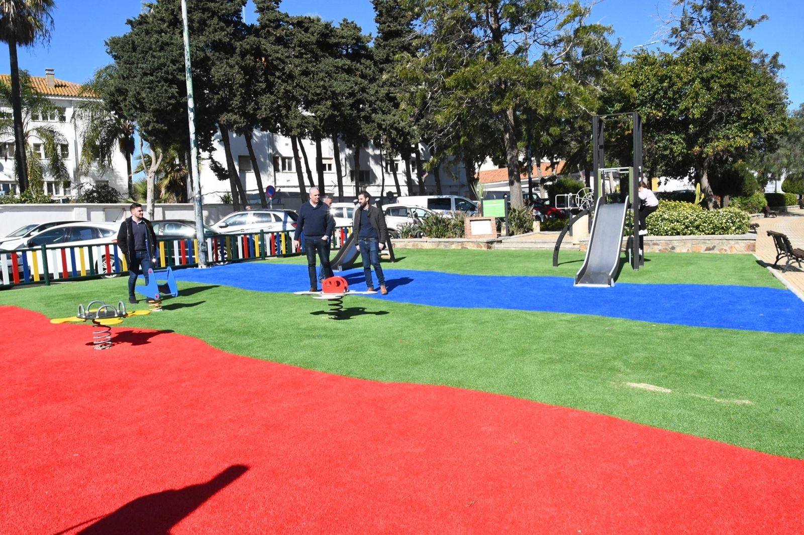 La visita al parque infantil de Cuatro Vientos.