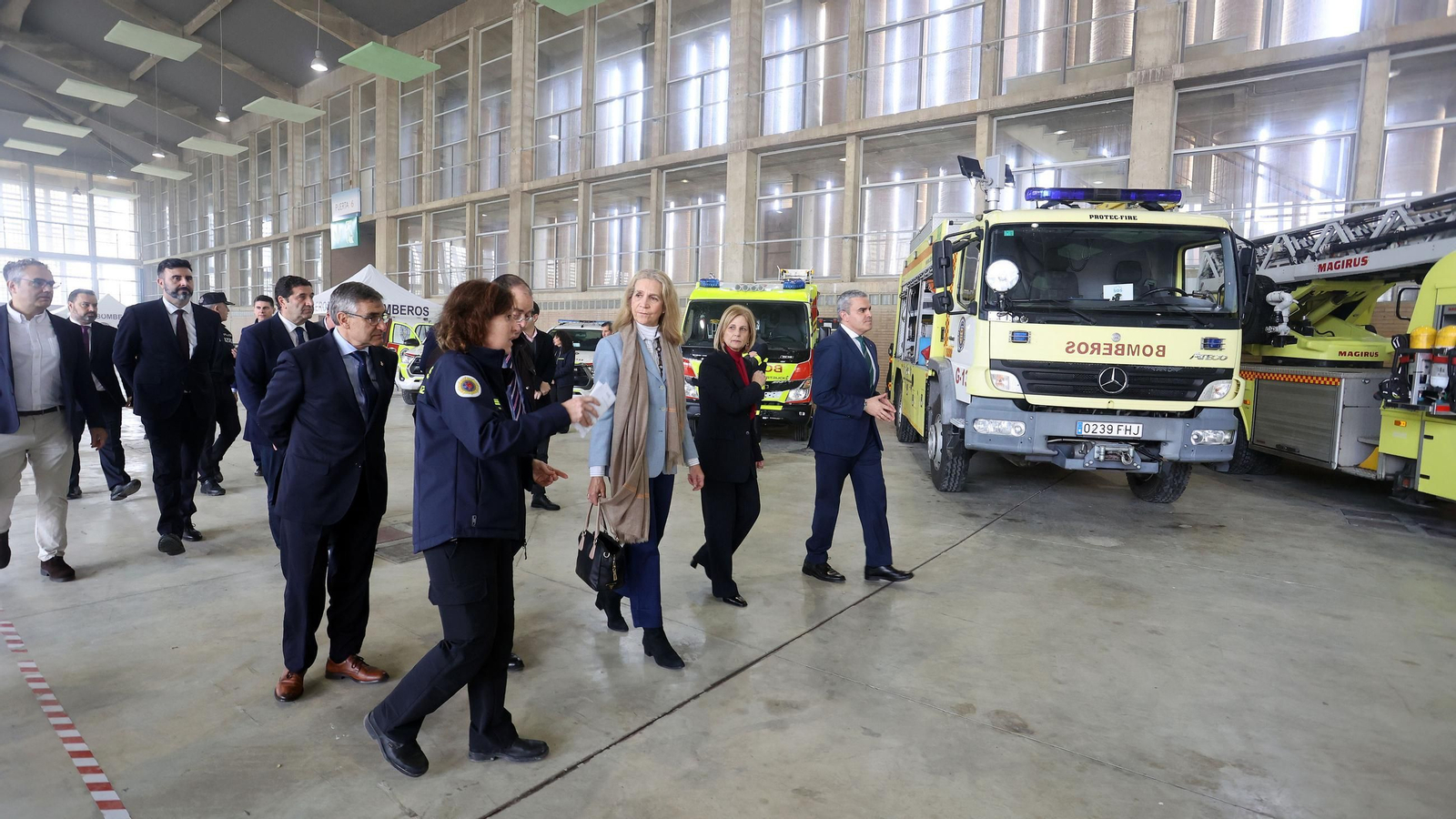 La Infanta Elena y la Alcaldesa de Jerez en la Inauguración de la XX Semana de la Prevención de Incendios Mapfre 2025 en Jerez
