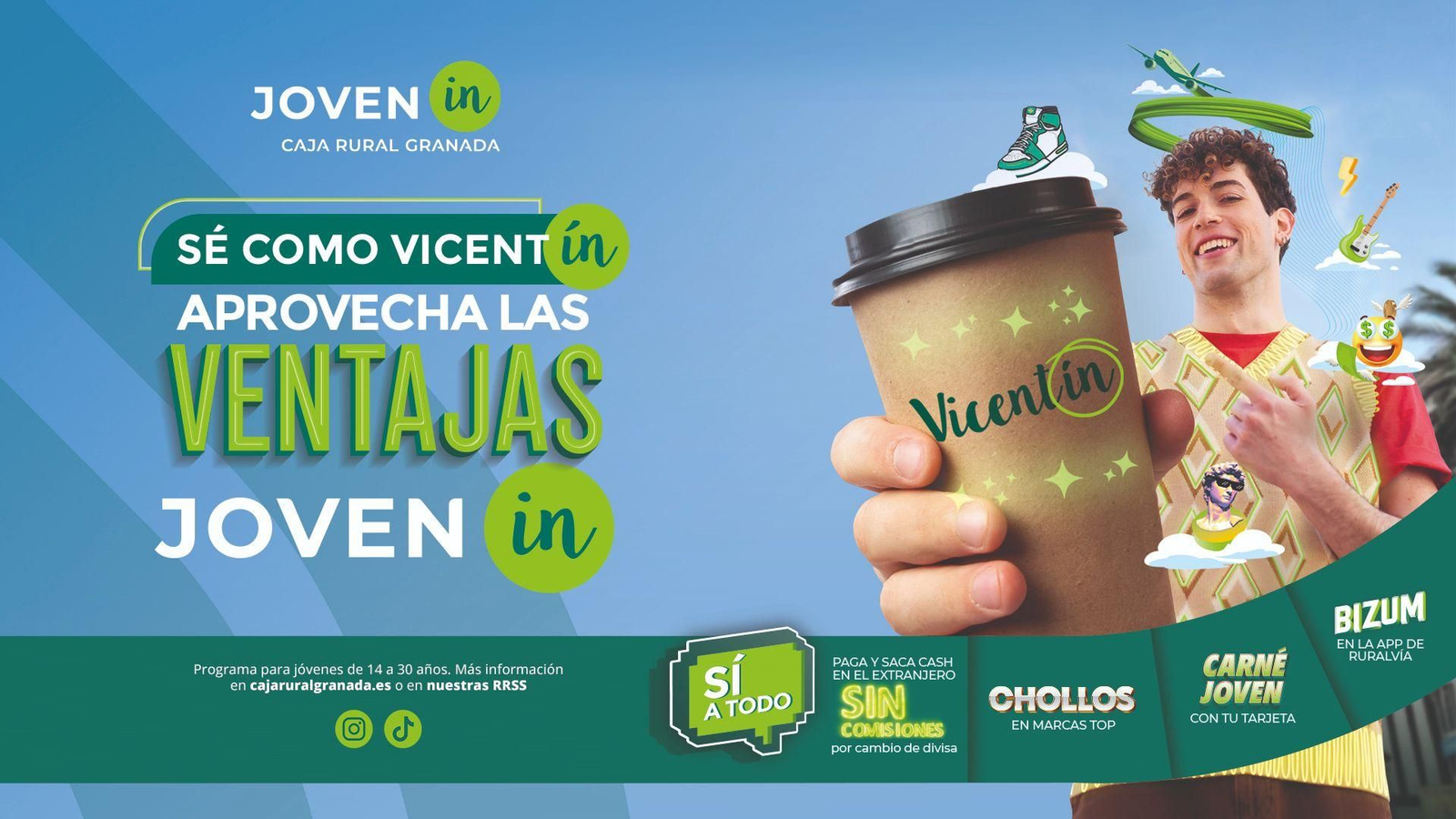 Joven in: viaja sin comisiones, ahorra con descuentos y gestiona tu dinero desde el móvil