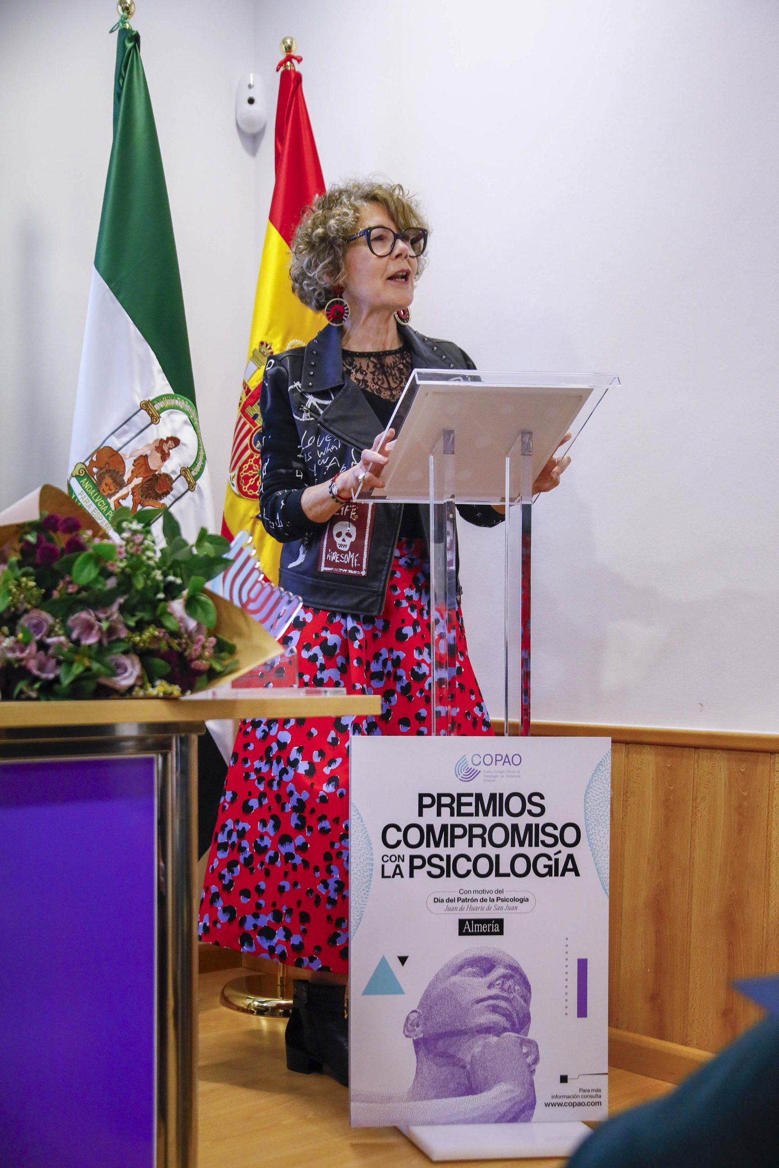 Las imágenes de la entrega de los Premios Compromiso con la Psicología en la sede del COPAO en Almería