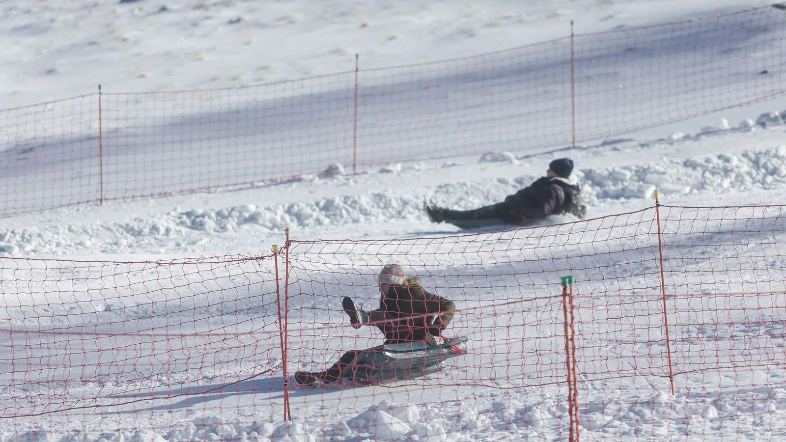 Los trineos fueron los protagonistas