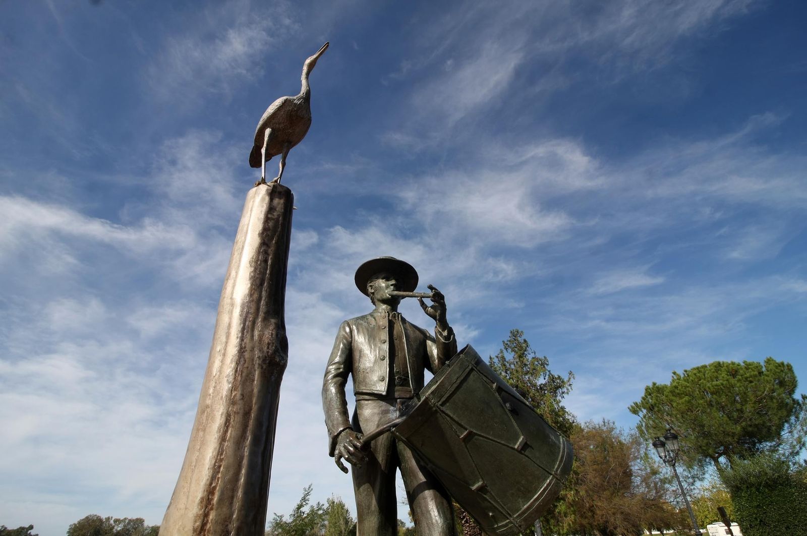 Imágenes de la marisma de El Rocío y de la laguna de El Portil tras las últimas lluvias