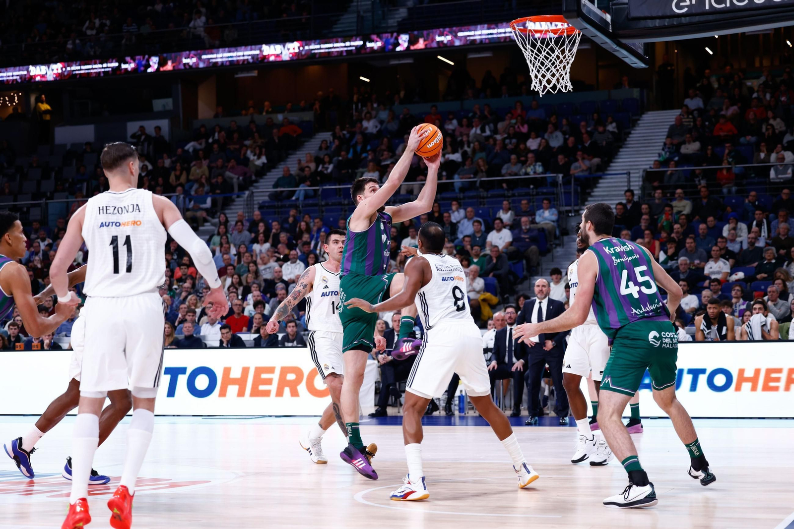 El Real Madrid-Unicaja, en fotos