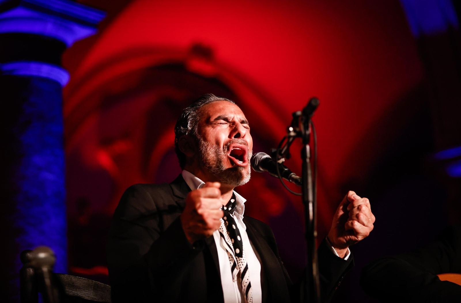 Pedro el Granaíno hace vibrar la Abadía del Sacromonte durante I Bienal de Flamenco de Granada: en imágenes