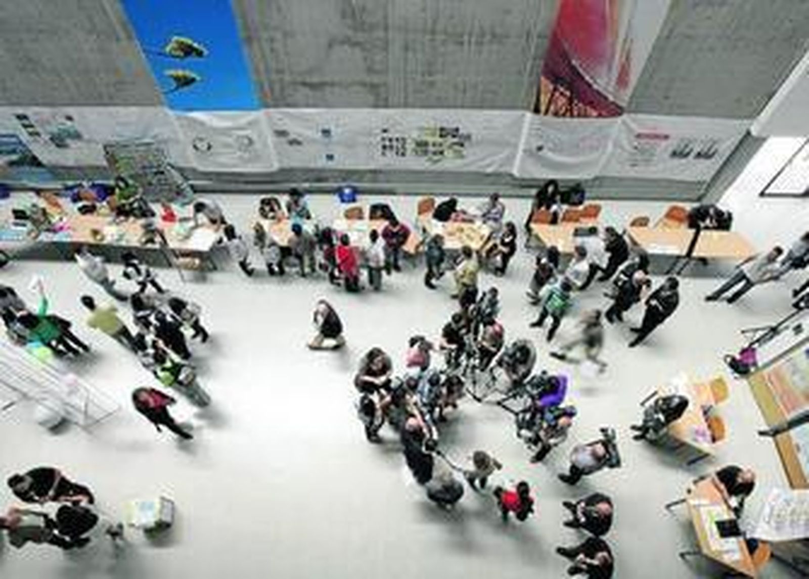 El Aulario IV también acogió la pasada edición de la Feria de las Ideas.