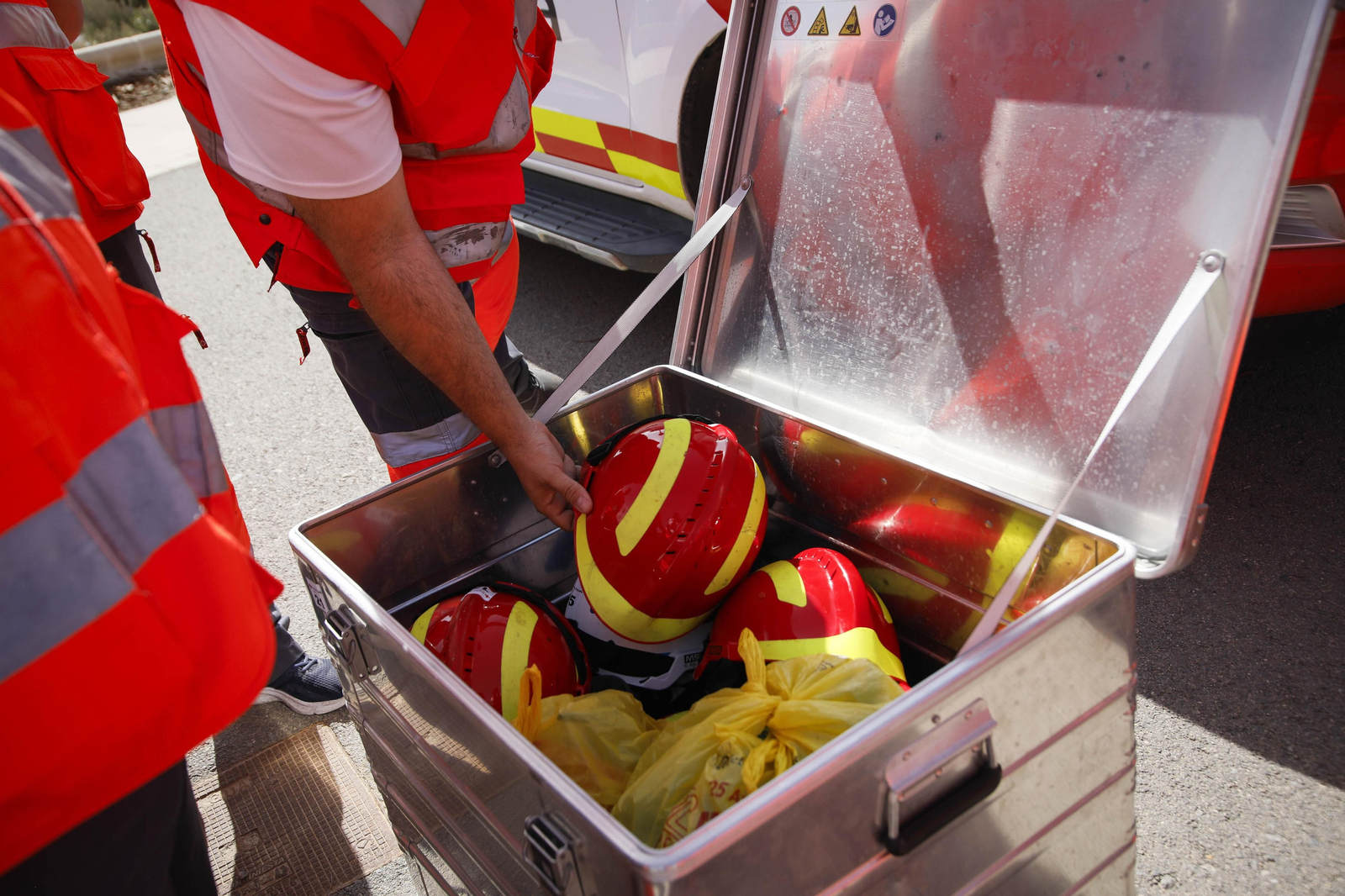 Las mejores imágenes del simulacro emergencias 061