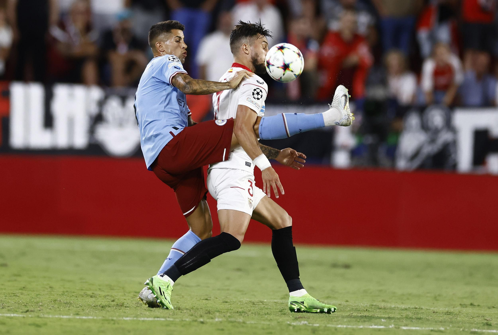 Las imágenes del Sevilla fc- Manchester City fc