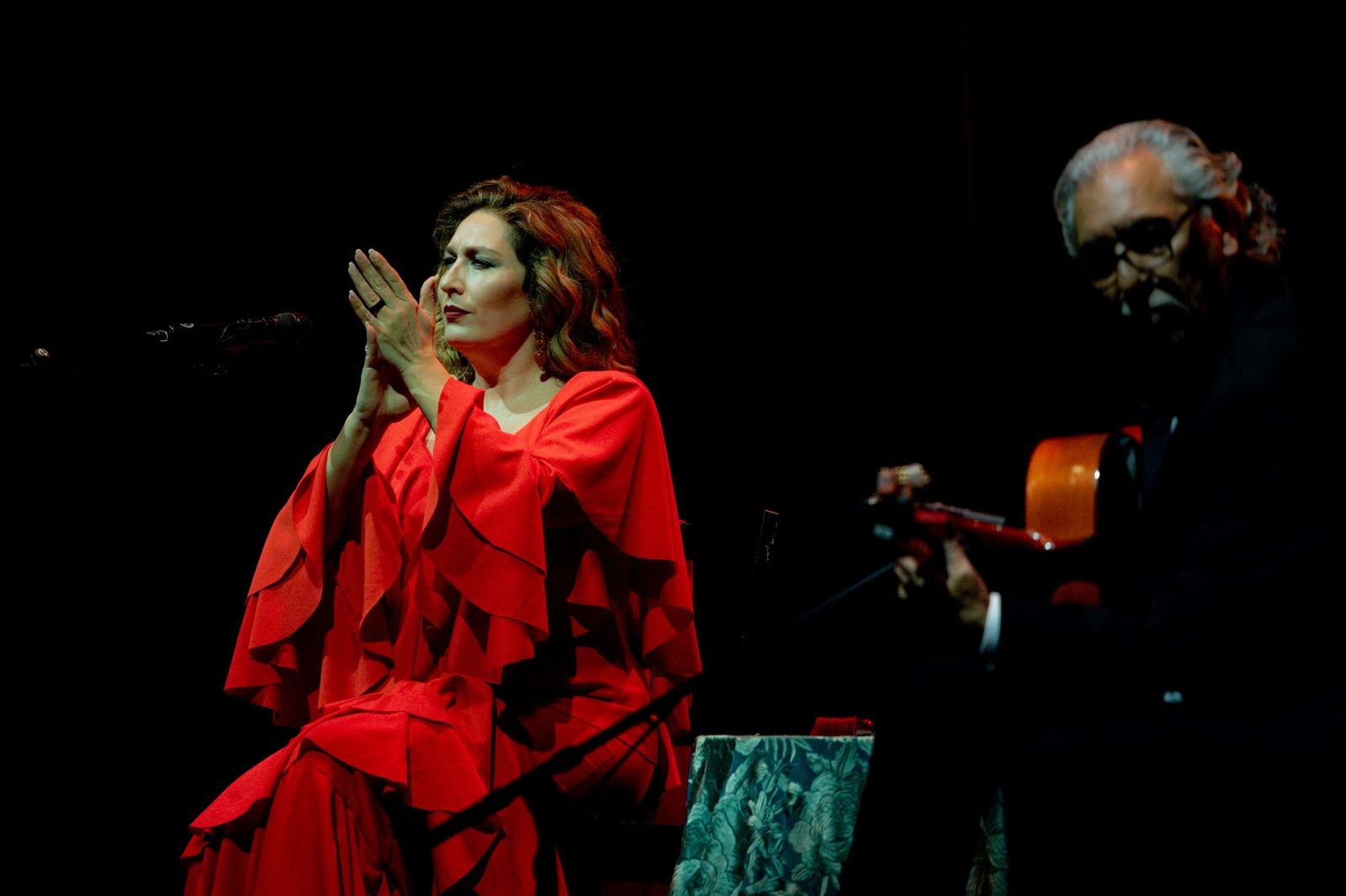 Estrella Morente en una pasada actuación.