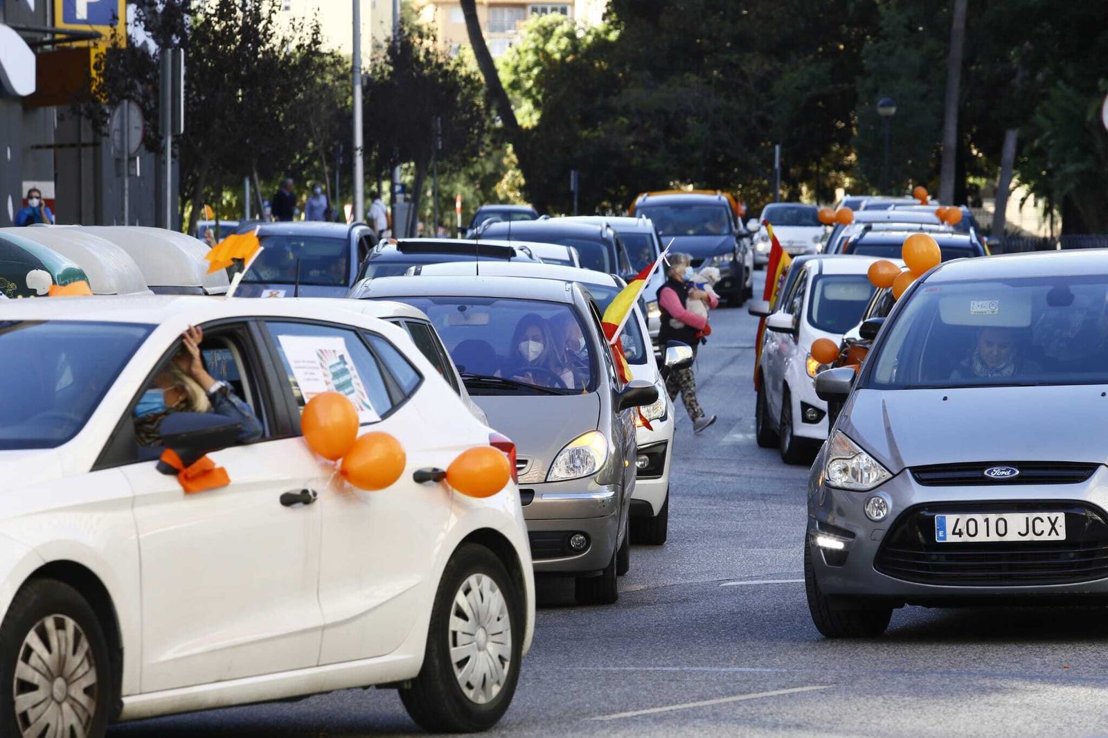 Fotos de la manifestación en Málaga contra la Ley Celaá