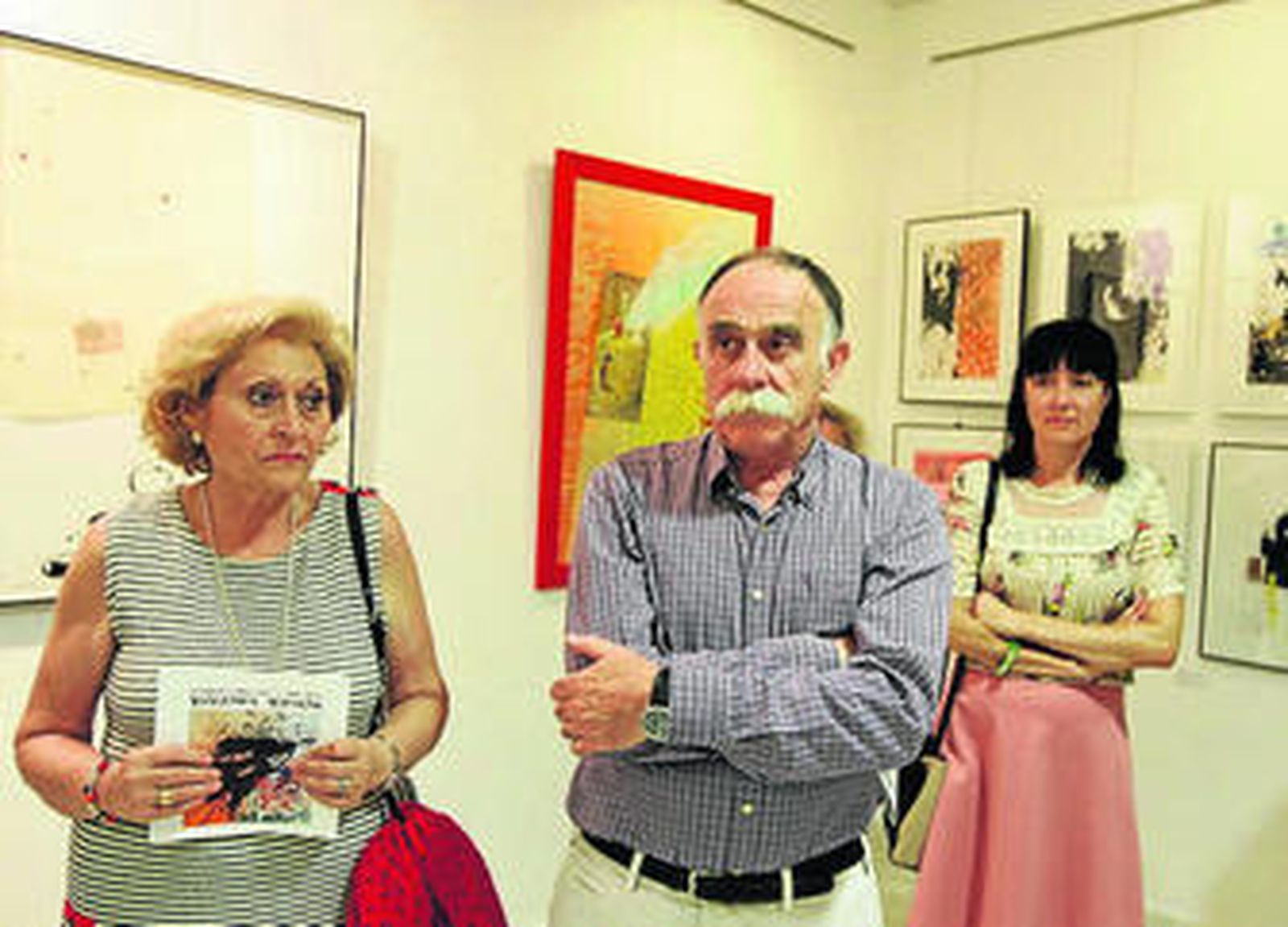 Cristóbal Fernández y su hija Olga Mar exponen su obra en la sala Alfareros