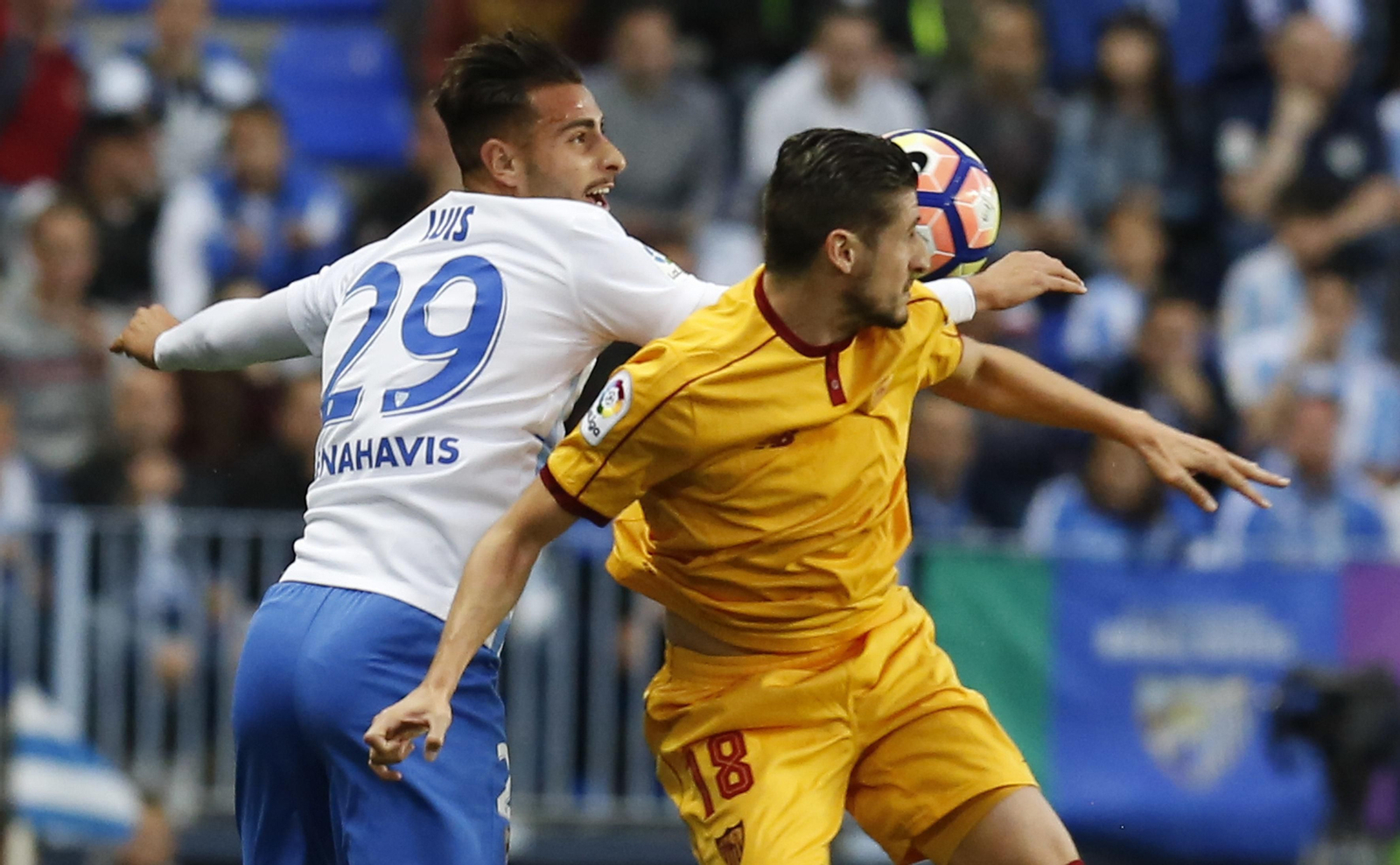 El Málaga-Sevilla, en imágenes