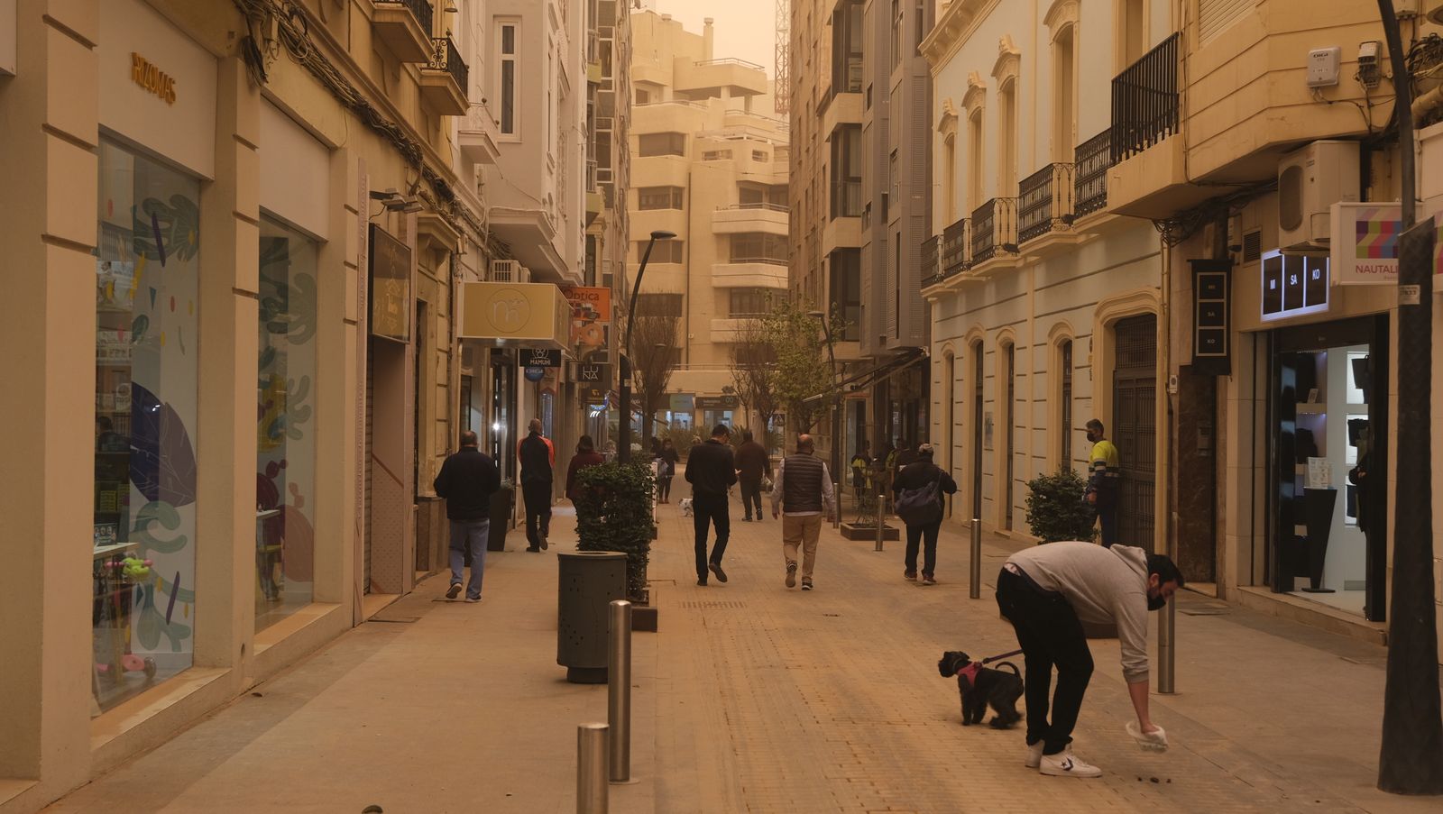 Fotogalería de la tormenta de arena y polvo en Almería
