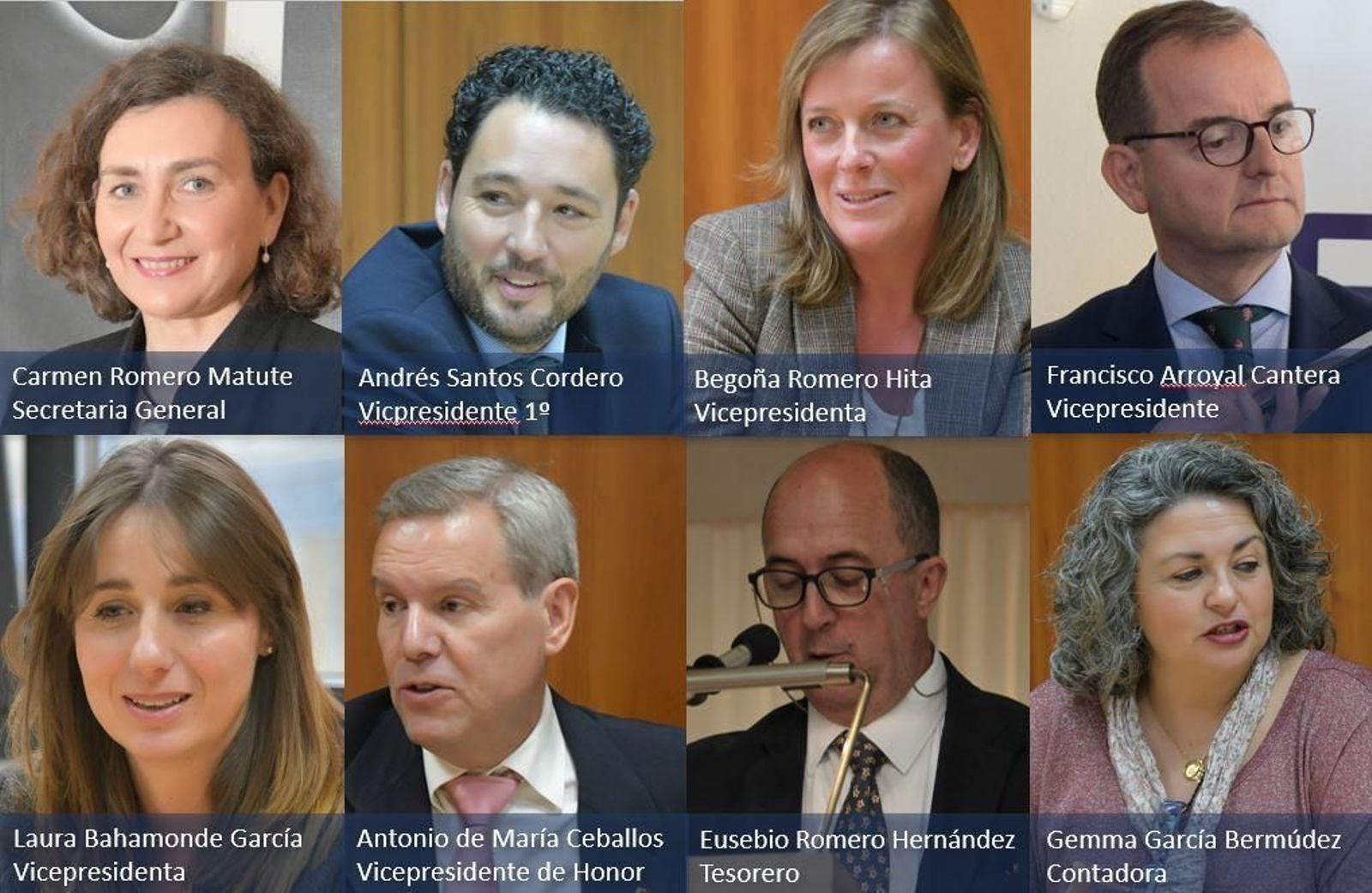 Mesa del comité ejecutivo de la CEC 2021